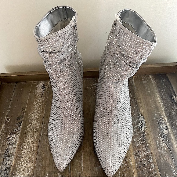 NWOT Nine West rhinestone dazzle booties - Picture 4 of 8